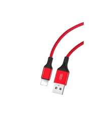 Lightning Cable XO, Braided NB143, 2M, Red