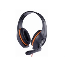 GMB Gaming Headset GHS-05-B, 40mm driver, 20-20000Hz, 32 Ohm, 102 db, 0.250g, 3.5mm, Black/Blue