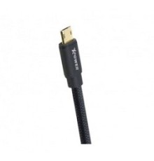 Micro-USB Cable Xpower, Nylon, 2m, Black
