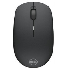 Wireless Mouse Dell WM126, Optical, 1000dpi, 3 buttons, Ambidextrous, 1xAA, Black, USB