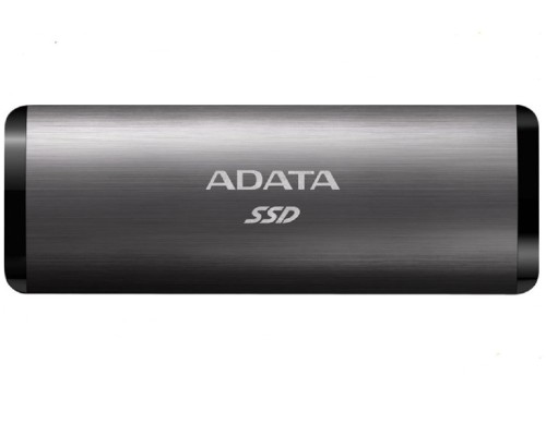 .512GB ADATA Portable SSD SE760 Black, USB-C 3.1 (122x44x14mm, 95g, R/W:1000/800MB/s)