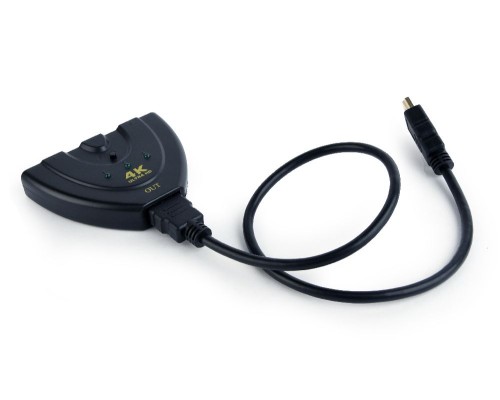 Switch Cablexpert DSW-HDMI-35, HDMI interface switch, 3 ports, Output cable distance: up to 25 m