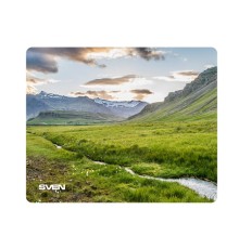 Mouse Pad SVEN MP-04 Valley, 220 × 180 × 2mm, Low-friction surface, Anti-slip natural rubber base