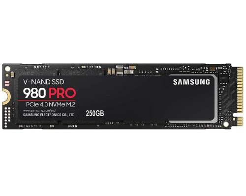 .M.2 NVMe SSD   250GB Samsung 980 PRO [PCIe 4.0 x4, R/W:6400/2700MB/s, 500/600K IOPS, Elpis, 3DTLC]