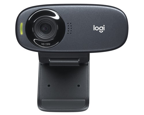 Camera Logitech C310, 720p, 1.2/5 MP, FoV: 60°, Fixed focus, Mono mic, 1.5m