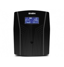 UPS SVEN Pro 1500, 1500VA/900W, Line Interactive, AVR, LCD, USB, RJ-45, 3xShuko Sockets