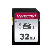 .32GB  SDHC Card (Class 10) UHS-I, U1, Transcend 300S  
