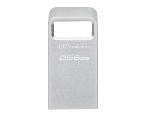 256GB USB3.2 Flash Drive Kingston DataTravaler Micro (DTMC3G2/256GB), Premium Metal Case (R:200MB/s)