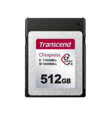 512GB CFexpress 2.0 Type B (PCIe 3.0 x2, NVMe 1.3), Transcend 