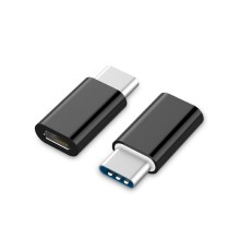 Adapter  Type-C male/Micro USB female, CM/mF, Cablexpert, A-USB2-CMmF-01