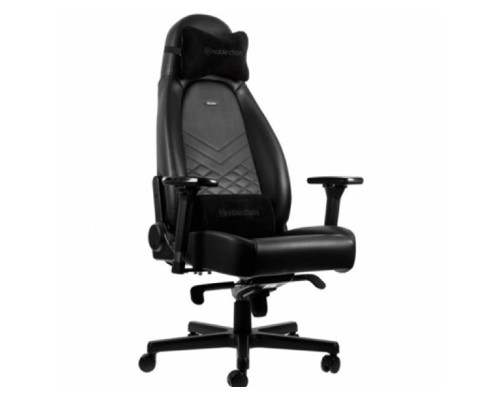 Gaming Chair Noble Icon NBL-ICN-PU-BLA Black/Black, User max load up to 150kg / height 165-190cm