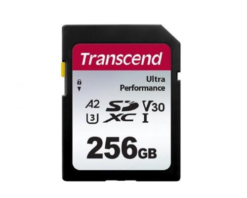 .256GB SDXC Card (Class 10)  UHS-I, U3, Transcend 340S  