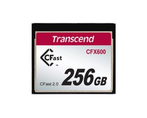 256GB  CompactFlash Card, CFast 2.0 600X, Transcend 