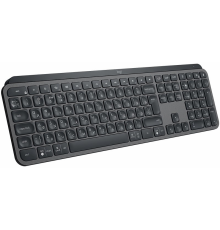Wireless Keyboard Logitech MX Keys, Ultra thin, Premium typing, Metal plate, F-keys, Backlit, 10M, 2.4Ghz+BT, EN/RU, Graphite