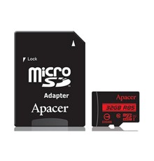 .32GB MicroSD (Class 10) UHS-I (U1) +SD adapter, Apacer 