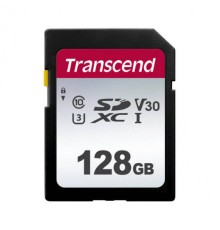 128GB SDXC Card (Class 10)  UHS-I, U1, Transcend 300S  