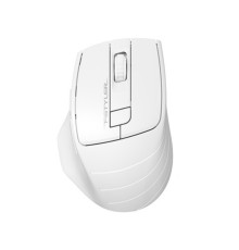 Wireless Mouse A4Tech FG30, Optical, 1000-2000 dpi, 6 buttons, Ergonomic, 1xAA, White/Grey, USB