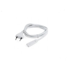 Power Cord PC-220V  2.5m  Russian Plug, Cablexpert, angled socket, White, PC-184L-VDE-2.5M-W