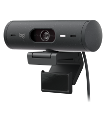 Camera Logitech BRIO 500, 1080p/30fps FoV 90° 4MP Zoom:4x Autofocus Stereo mic Shutter 1,5m Graphite