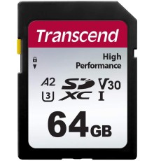 .64GB  SDXC Card (Class 10) UHS-I , U3, Transcend 340S  