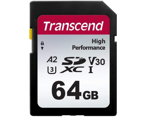 ..64GB  SDXC Card (Class 10) UHS-I , U3, Transcend 340S  