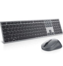 Wireless Keyboard & Mouse Dell KM7321W, Well-crafted design, 2.4Ghz/BT, Russian, Titan Grey