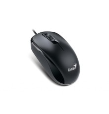 Mouse Genius DX-110, Optical, 1000 dpi, 3 buttons, Ambidextrous, Black, USB