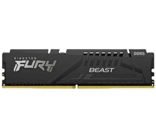 .8GB DDR5-4800MHz  Kingston FURY Beast (KF548C38BB-8), CL38-38-38, 1.1V, Intel XMP 3.0, Black