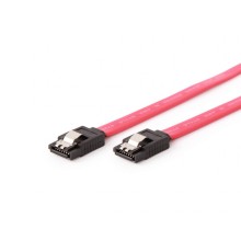 Cable Serial ATA III  10 cm data cable, metal clips, Cablexpert CC-SATAM-DATA-0.1M