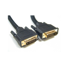 Cable DVI M to DVI M, 15m, DVD1004-15m,BLACK,WIRE 24+1 GOLD 30AWG WITH FERRITE
