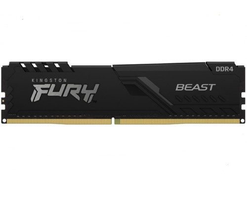 16GB DDR4-2666MHz  Kingston FURY Beast (KF426C16BB1/16), CL16-18-18, 1.2V, Intel XMP 2.0, Black