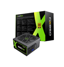 Power Supply ATX 850W GAMEMAX GX-850, 80+ Gold, Active PFC, LLC+DC/DC, Full Modular, 120mm fan