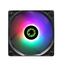 PC Case Fan GAMEMAX GMX-AF12X, 120mm, 23.7dB, 24.8 CFM, 1100PM, Sleeve Bearing, RGB, Molex + 3pin