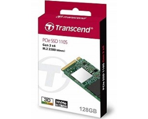 .M.2 NVMe SSD     128GB Transcend 110S [PCIe 3.0x4, R/W:1500/550MB/s, 95/130K IOPS, 50TBW, 3DTLC]