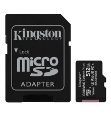 512GB MicroSD (Class 10) UHS-I (U3) +SD adapter, Kingston Canvas Select+ 