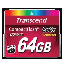 .64GB CompactFlash Card, Hi-Speed  800X, Transcend 