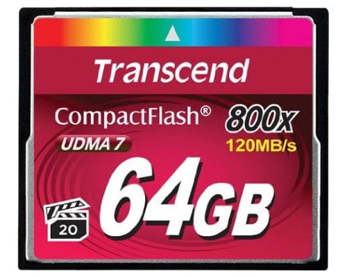 .64GB CompactFlash Card, Hi-Speed  800X, Transcend 