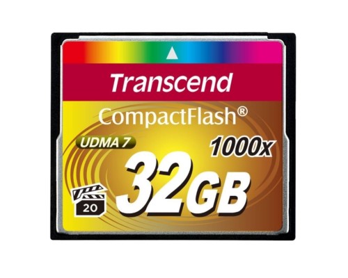 .32GB CompactFlash Card, Hi-Speed 1000X, Transcend 