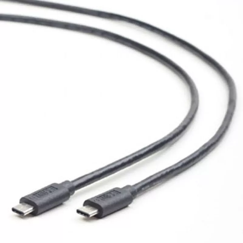 Cable  Type-C/Type-C, CM/CM, 1.0 m, USB3.1, Cablexpert, Black, CCP-USB3.1-CMCM-1M