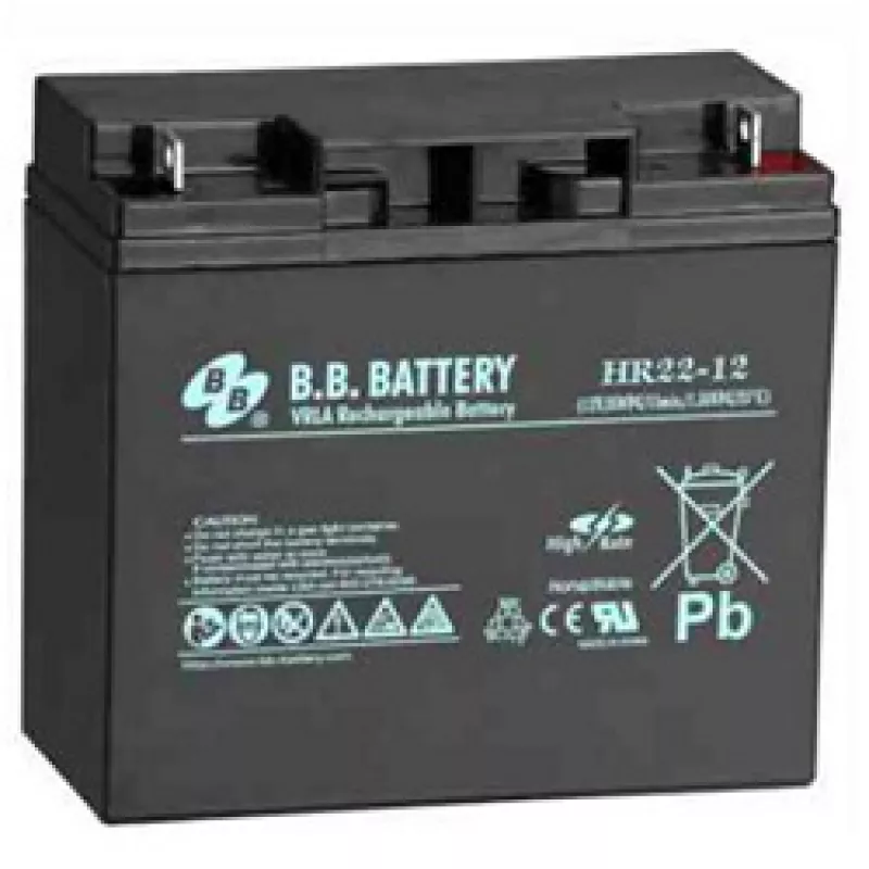 Baterie UPS 12V/  22AH  B.B. HR22-12, High Rate, 6-9 Years