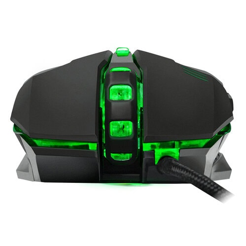 Gaming Mouse SVEN RX-G740, 800-2400 dpi, 6 buttons, 148g., Ambidextrous, Silent, Soft Touch, Backlight, 1.8m, USB, Black