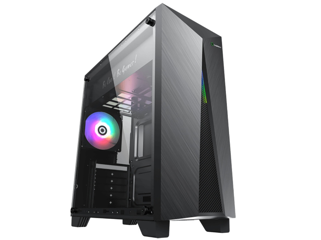 Case ATX GAMEMAX Nova N6, w/o PSU, 0.5mm, 1x120mm ARGB, ARGB LED strip, Tempered Glass, 1xUSB3.0, 1xUSB2.0, 2x3.5", 2x2.5", Black
