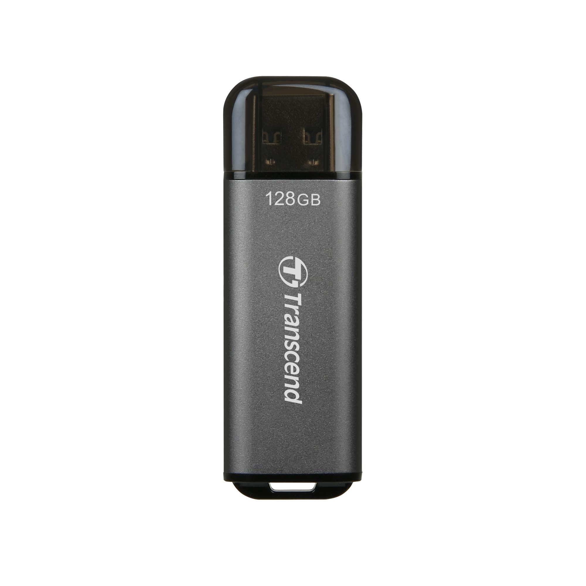 128GB USB3.1 Flash Drive Transcend "JetFlash 920", Space Gray, Cap, High Speed TLC (R/W:420/400MB/s)
