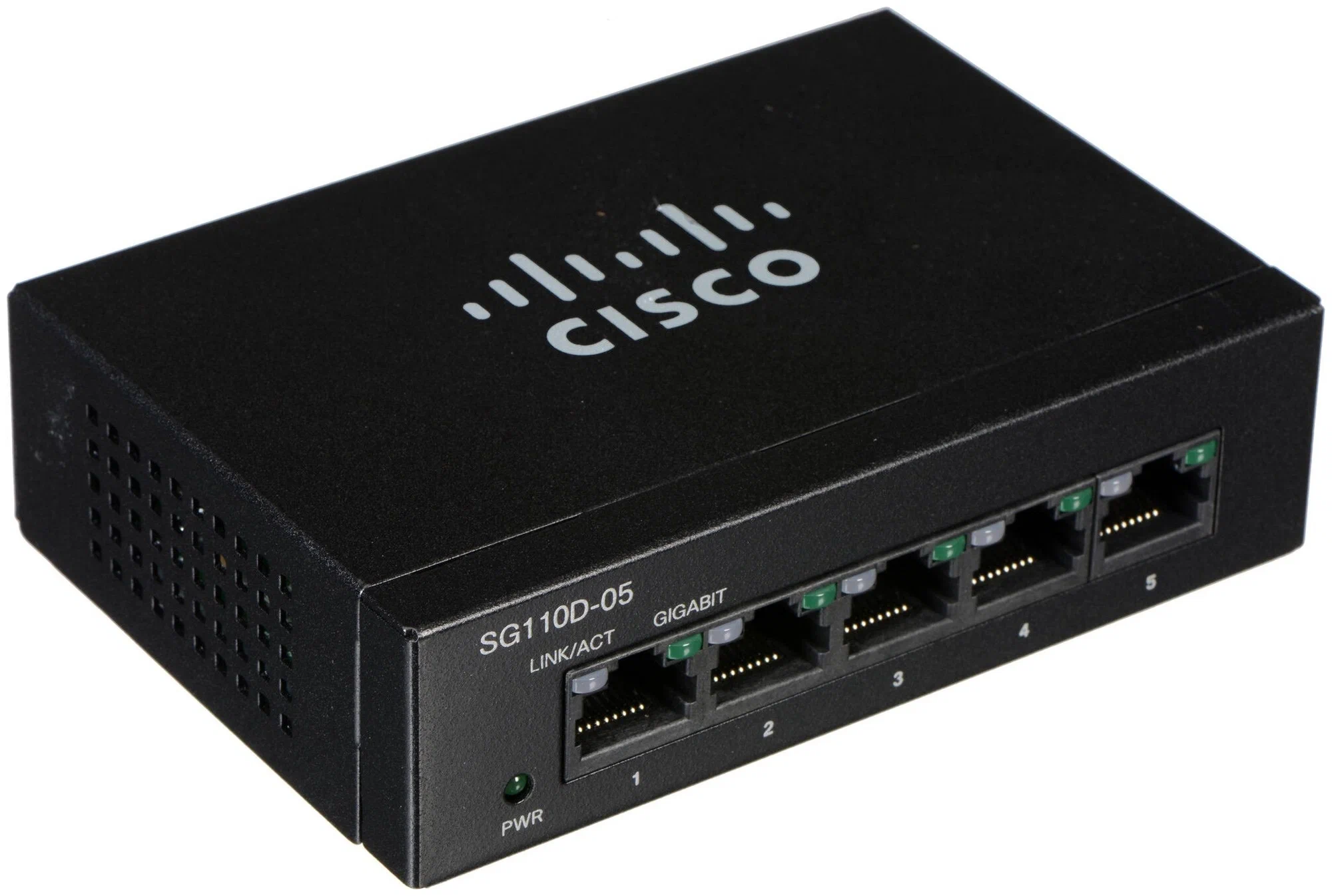 .5-port Gigabit Desktop Switch  Cisco SG110D-05
