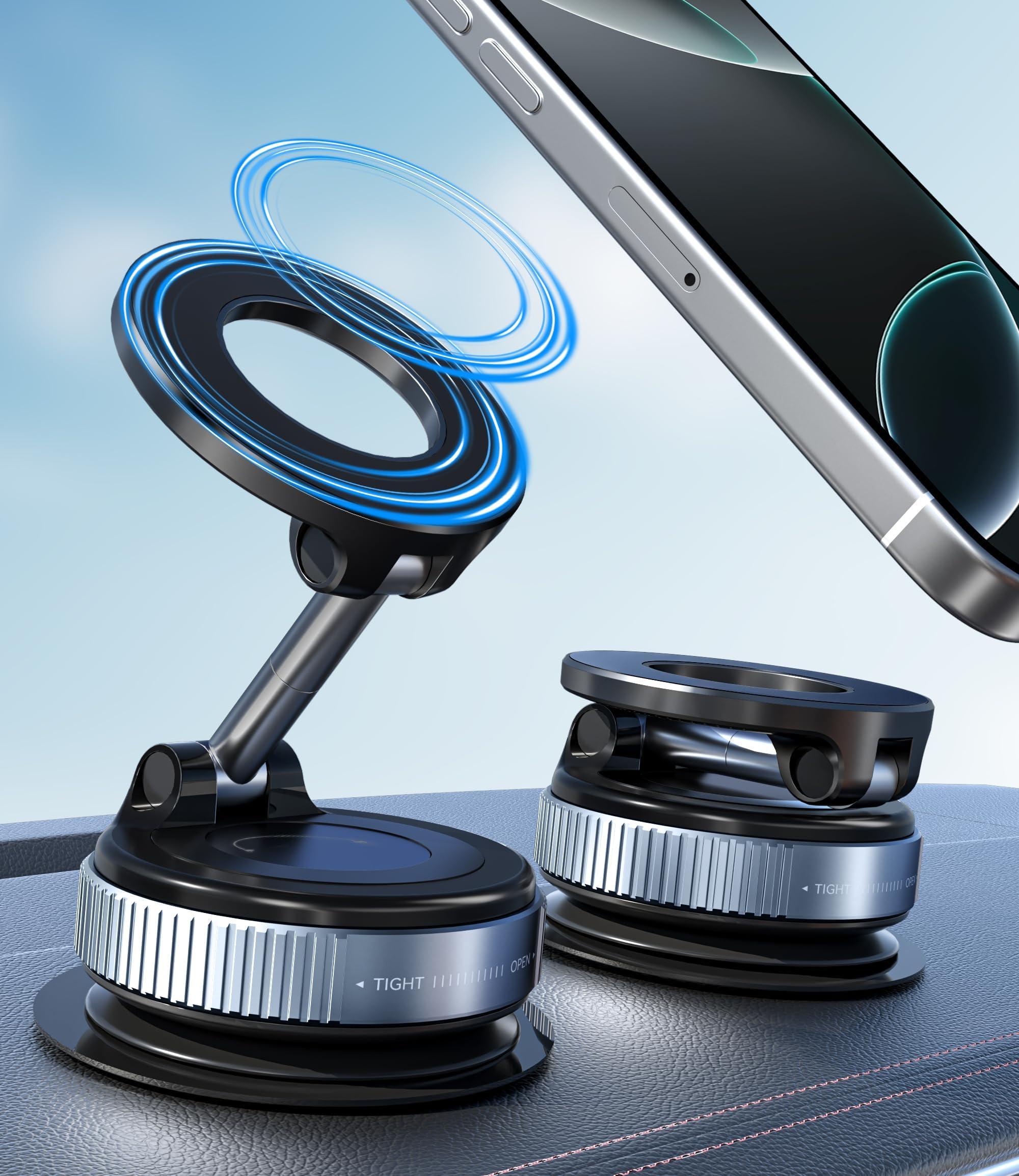 Magnetic Car Holder Cellular, With Suntcion Cup