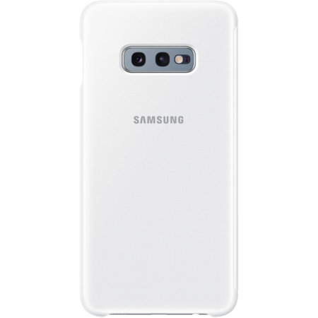 Original Sam. Clear view cover Galaxy S10E, White