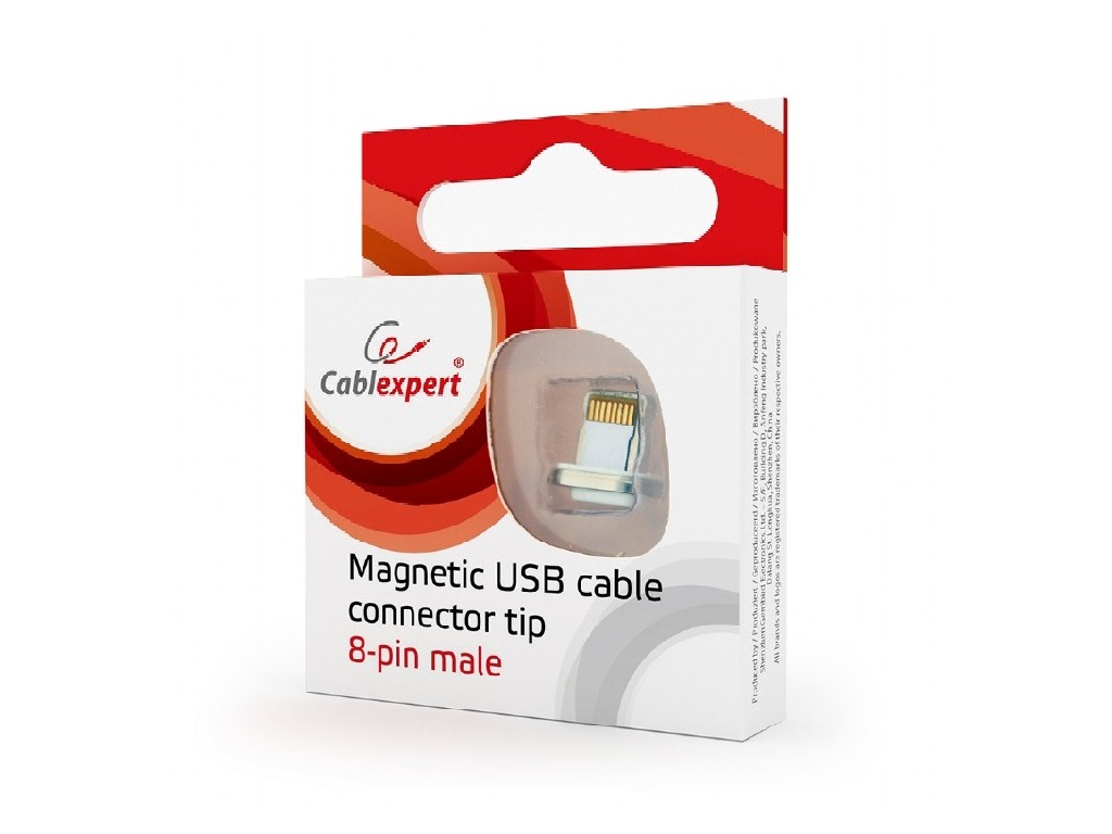 Magnetic connector Apple for Magnetic USB cable, Cablexpert, CC-USB2-AMLM-8P