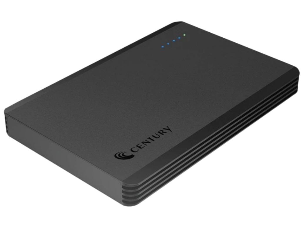 ..M.2 NVMe  SSD 4-Bay Enclosure Century "CAM2NV4TB3" 2x Thunderbolt3, DisplayPort 1.2, PSU, Slim