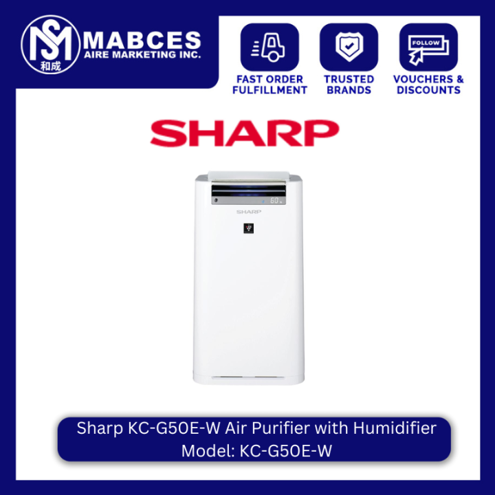 Air Purifier & Humidifier Sharp KCG50EUW