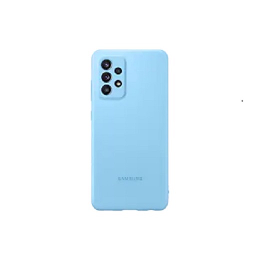 Original Sam. silicone cover Galaxy A52, Blue